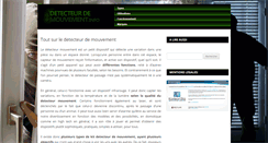 Desktop Screenshot of detecteurdemouvement.info