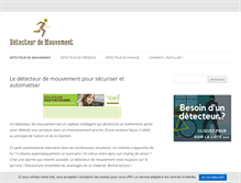 Tablet Screenshot of detecteurdemouvement.fr